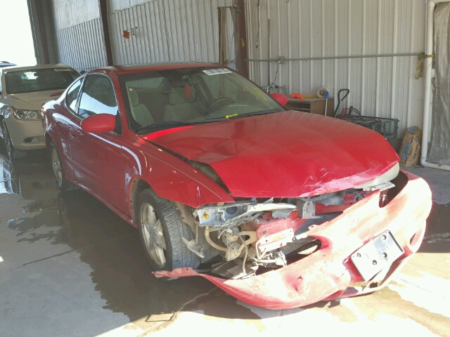 1G3NL12E8YC326957 - 2000 OLDSMOBILE ALERO GL RED photo 1