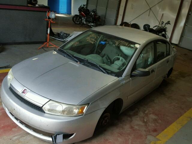1G8AF52F53Z142260 - 2003 SATURN ION LEVEL SILVER photo 2