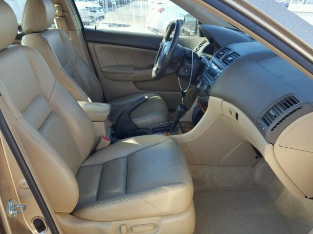 1HGCM66564A079117 - 2004 HONDA ACCORD EX GOLD photo 5