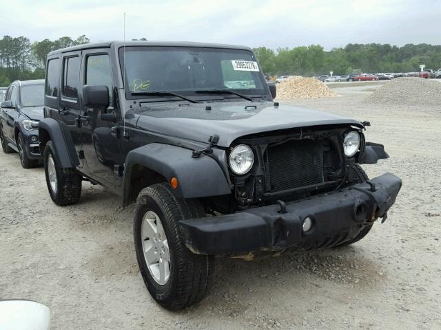 1C4BJWDG1GL349029 - 2016 JEEP WRANGLER U BROWN photo 1