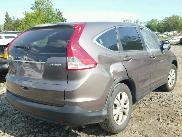 5J6RM4H53DL040834 - 2013 HONDA CR-V EX BROWN photo 4