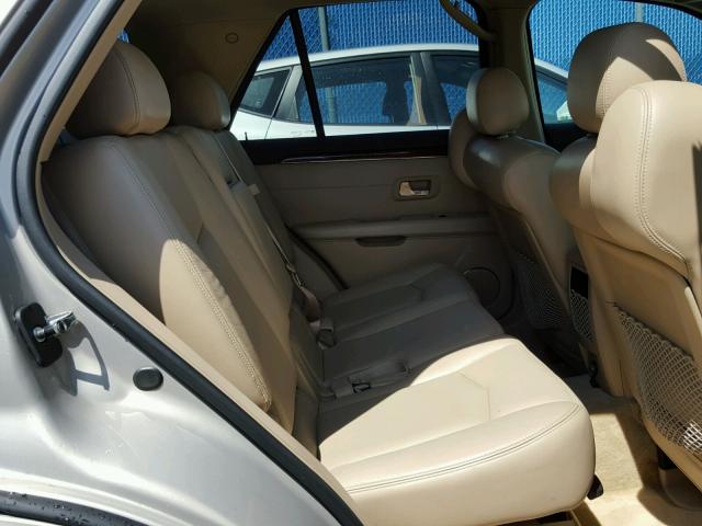 1GYEE637890155955 - 2009 CADILLAC SRX BEIGE photo 6