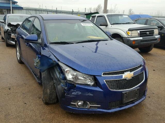 1G1PF5SC3C7281121 - 2012 CHEVROLET CRUZE LT BLUE photo 1