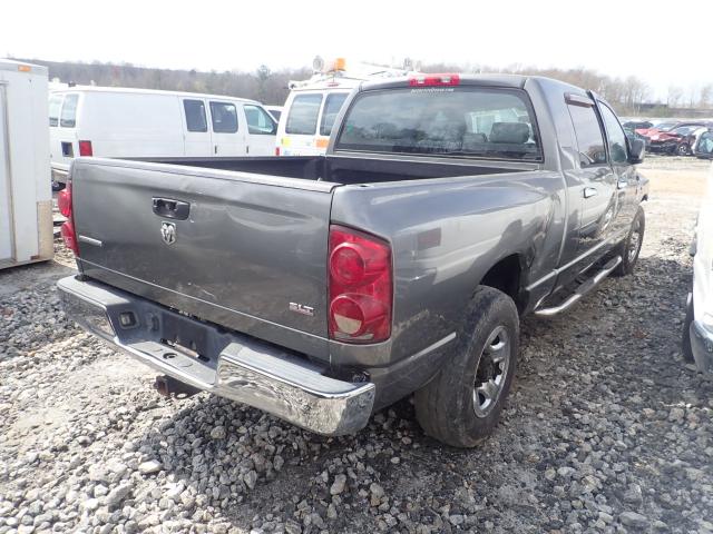 3D7KR29A67G816440 - 2007 DODGE RAM 2500 GRAY photo 4