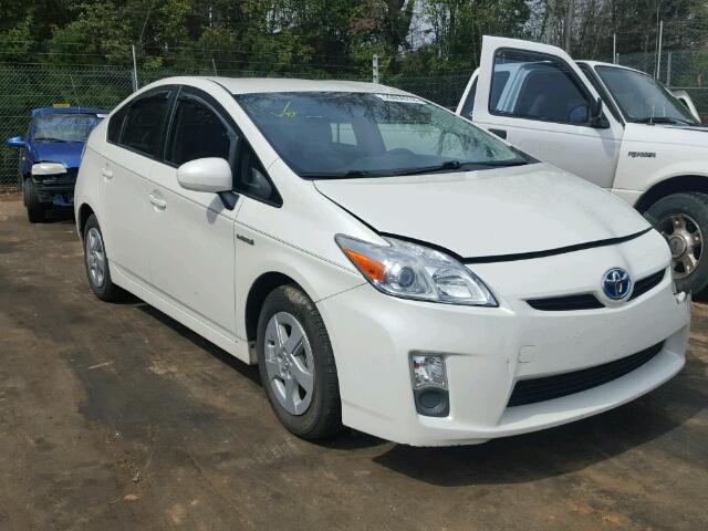 JTDKN3DU1B1362215 - 2011 TOYOTA PRIUS WHITE photo 1