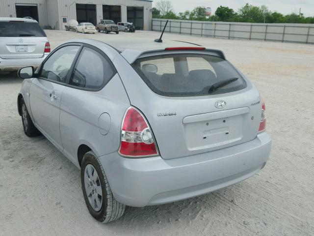 KMHCM3ACXBU188125 - 2011 HYUNDAI ACCENT GL SILVER photo 3