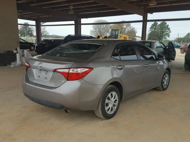 2T1BPRHE3FC359589 - 2015 TOYOTA COROLLA EC 灰色 照片 4