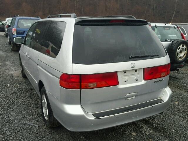 2HKRL18651H610221 - 2001 HONDA ODYSSEY EX SILVER photo 3