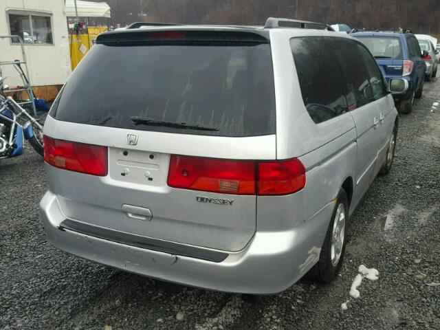 2HKRL18651H610221 - 2001 HONDA ODYSSEY EX SILVER photo 4