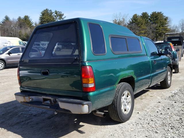 1GCEC14W8YE285739 - 2000 CHEVROLET SILVERADO GREEN photo 4