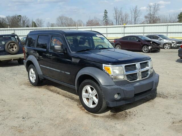 1D8GT28K27W562174 - 2007 DODGE NITRO BLACK photo 1