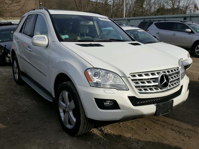 4JGBB8GB6AA572285 - 2010 MERCEDES-BENZ ML 350 4MA WHITE photo 1