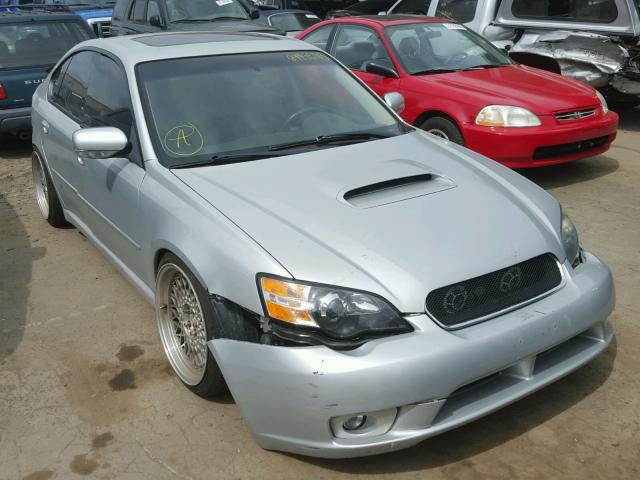 4S3BL676954216636 - 2005 SUBARU LEGACY GT GRAY photo 1