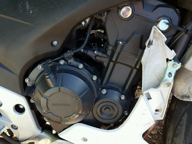 MLHPC4462E5102208 - 2014 HONDA CBR500 R WHITE photo 7