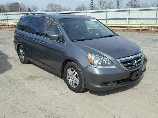 5FNRL38747B414993 - 2007 HONDA ODYSSEY EX GRAY photo 1