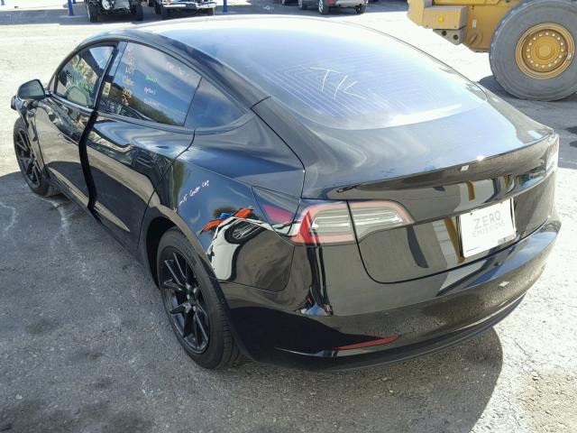 5YJ3E1EA9JF006629 - 2018 TESLA MODEL 3 შავი ფოტო 3