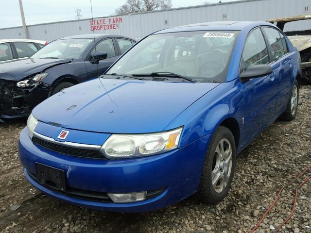 1G8AL54F14Z152677 - 2004 SATURN ION LEVEL BLUE photo 2