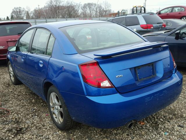 1G8AL54F14Z152677 - 2004 SATURN ION LEVEL BLUE photo 3