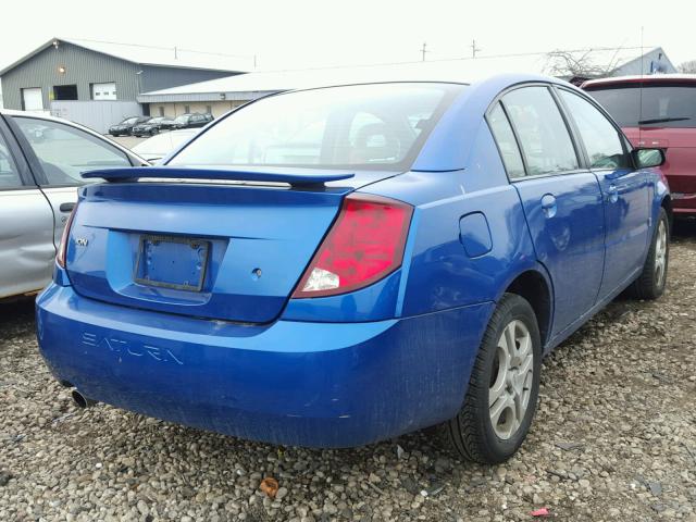 1G8AL54F14Z152677 - 2004 SATURN ION LEVEL BLUE photo 4