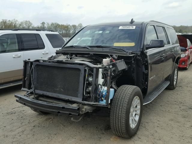 1GKS1GKC2HR243391 - 2017 GMC YUKON XL C BLACK photo 2