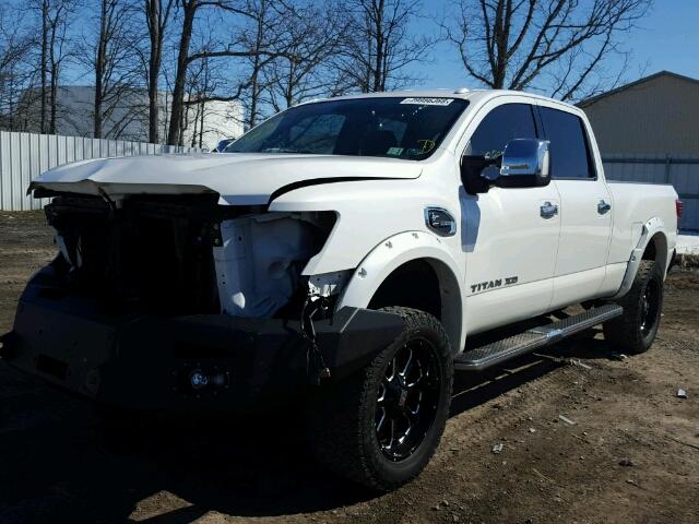 1N6BA1F46GN507873 - 2016 NISSAN TITAN XD S WHITE photo 2