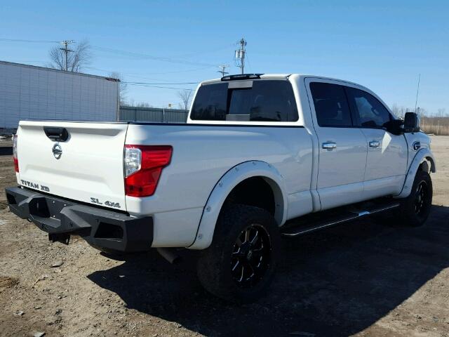 1N6BA1F46GN507873 - 2016 NISSAN TITAN XD S WHITE photo 4