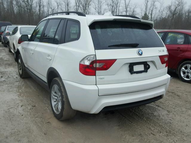 WBXPA934X6WG91144 - 2006 BMW X3 3.0I WHITE photo 3