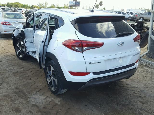 KM8J33A21GU084115 - 2016 HYUNDAI TUCSON LIM WHITE photo 3