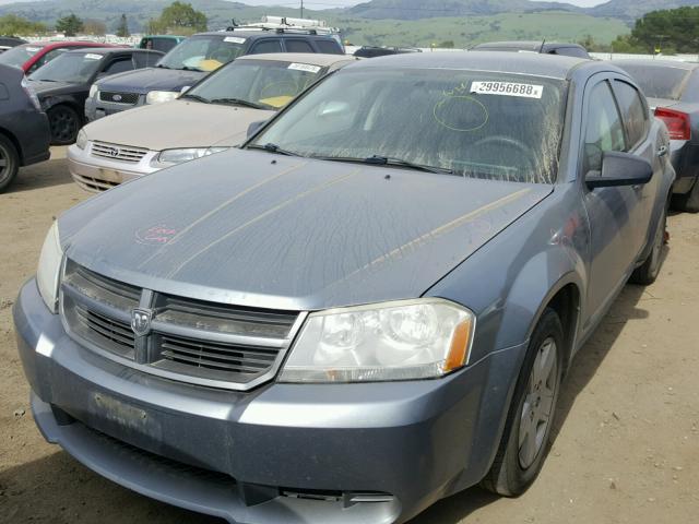 1B3CC4FB0AN176752 - 2010 DODGE AVENGER SX BLUE photo 2