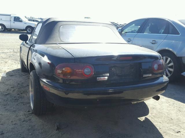 JM1NA3511N0317783 - 1992 MAZDA MX-5 MIATA BLACK photo 3