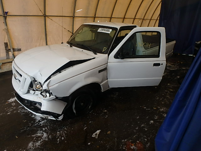 1FTYR10D66PA59667 - 2006 FORD RANGER WHITE photo 2