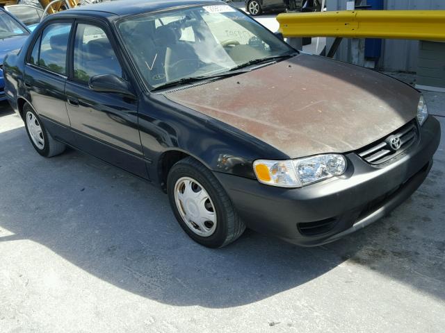 2T1BR12E91C490135 - 2001 TOYOTA COROLLA CE BLACK photo 1