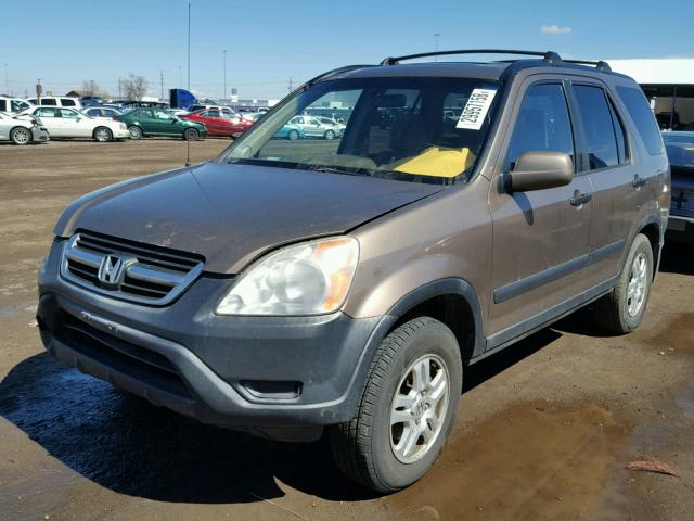 JHLRD78872C029935 - 2002 HONDA CR-V EX TAN photo 2