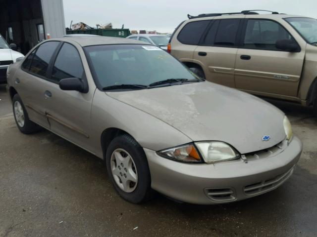 1G1JC524327200169 - 2002 CHEVROLET CAVALIER B BEIGE photo 1