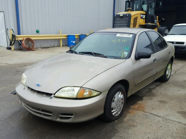 1G1JC524327200169 - 2002 CHEVROLET CAVALIER B BEIGE photo 2