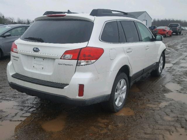 4S4BRCJC3B3356657 - 2011 SUBARU OUTBACK 2. WHITE photo 4