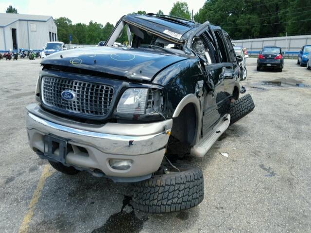 1FMFU18L42LA85764 - 2002 FORD EXPEDITION BLACK photo 2