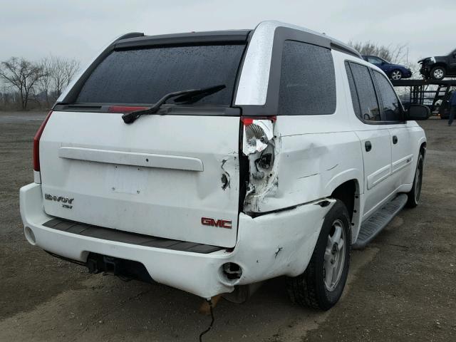 1GKES12S146203586 - 2004 GMC ENVOY XUV WHITE photo 4