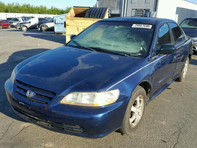 JHMCG56651C027775 - 2001 HONDA ACCORD EX BLUE photo 2