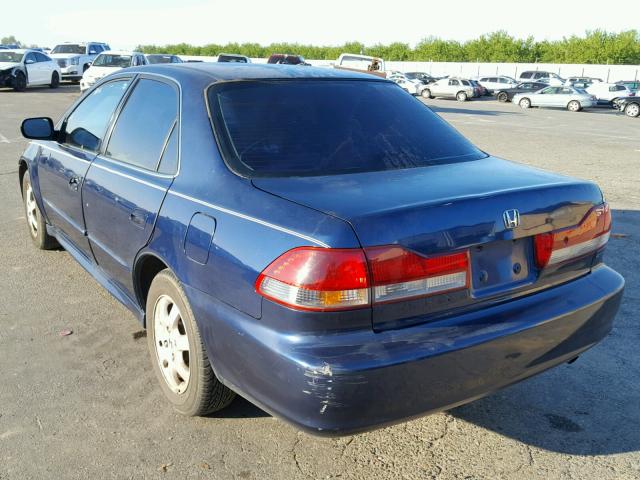 JHMCG56651C027775 - 2001 HONDA ACCORD EX BLUE photo 3