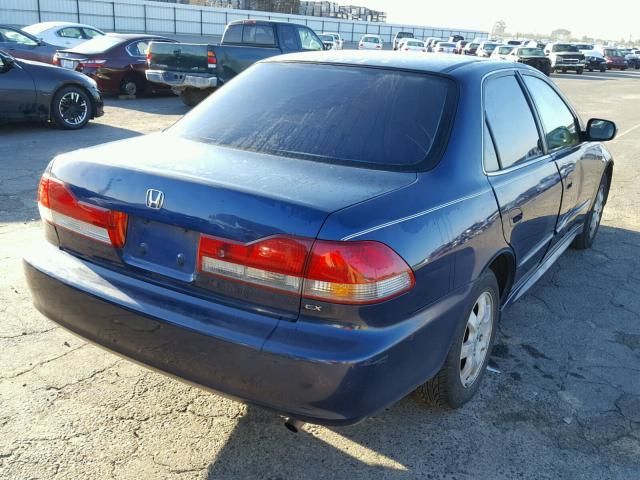 JHMCG56651C027775 - 2001 HONDA ACCORD EX BLUE photo 4