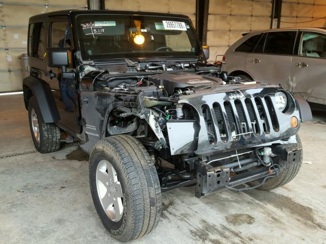 1C4AJWAG3CL202706 - 2012 JEEP WRANGLER S BLACK photo 1