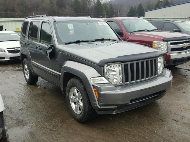 1C4PJMAK6CW167404 - 2012 JEEP LIBERTY SP GRAY photo 1