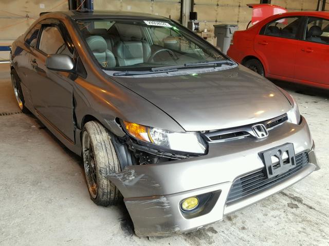 2HGFG12958H506794 - 2008 HONDA CIVIC EXL GRAY photo 1