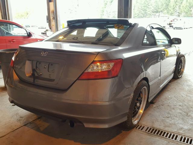 2HGFG12958H506794 - 2008 HONDA CIVIC EXL GRAY photo 4