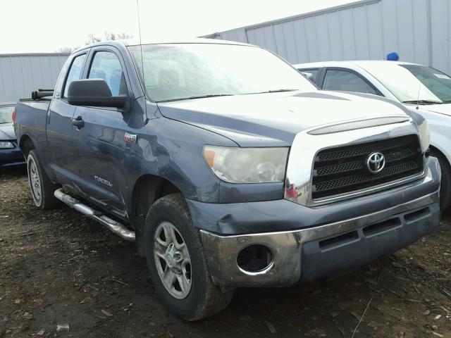 5TFBV54167X008437 - 2007 TOYOTA TUNDRA DOU BLUE photo 1