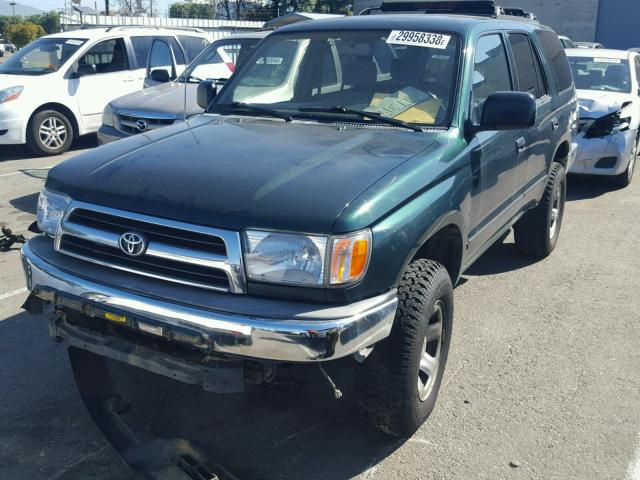 JT3GM84R2X0042419 - 1999 TOYOTA 4RUNNER GREEN photo 2