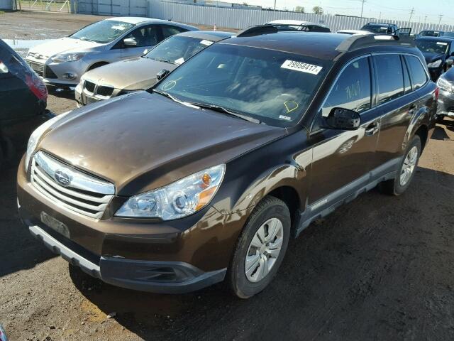 4S4BRCAC5C3202985 - 2012 SUBARU OUTBACK 2. BROWN photo 2