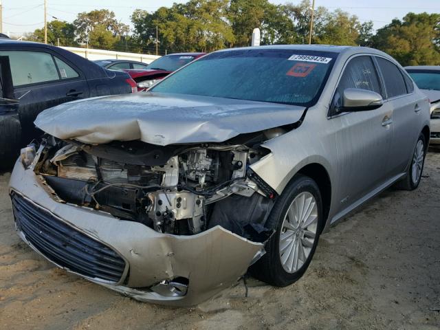 4T1BD1EB3DU014384 - 2013 TOYOTA AVALON HYB BEIGE photo 2