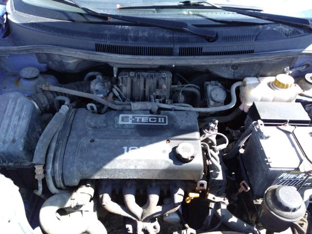 KL1TD55608B242435 - 2008 CHEVROLET AVEO BASE Կապույտ լուսանկար 7